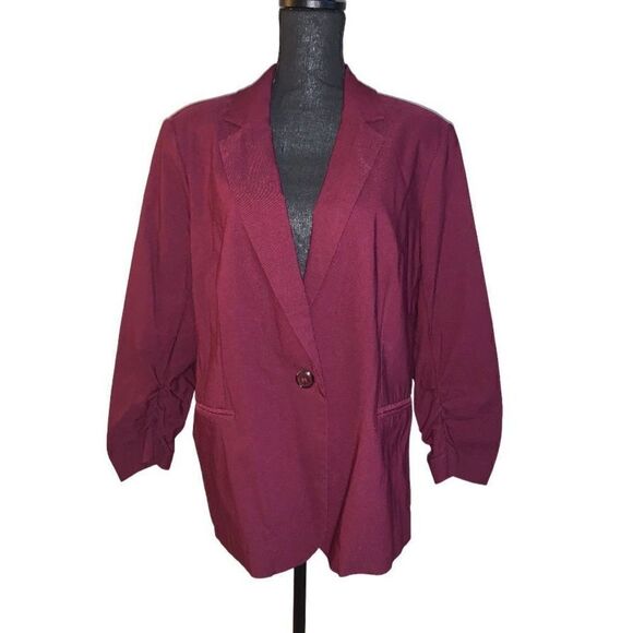 Dress Barn One Button Blazer - Picture 1 of 6